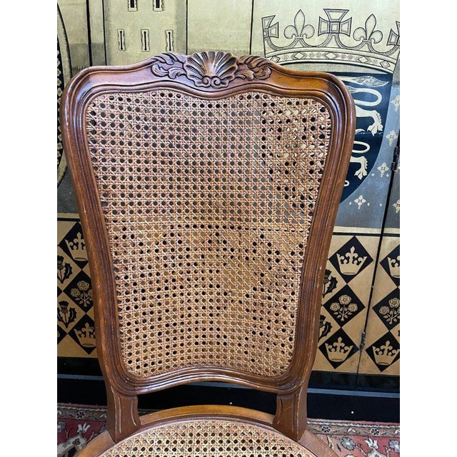 Louis XV Cane Chairs, Set of 6 For Sale - Image 6 of 11