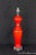 Murano Pair of Tangerine Color Glass Murano Table Lamps, 19 For Sale - Image 4 of 12