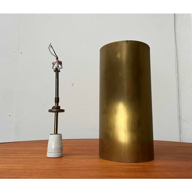 Mid-Century Modern Brass Tube Pendant Lamp, 1960s For Sale - Image 9 of 18