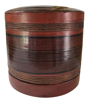 Vintage Art Deco Burmese Yun Stacking Betel Box Container