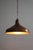 Danish Brutalist Hand-Hammered Copper Pendant Lamp from ES Horn Aalestrup, 1960s For Sale - Image 6 of 9