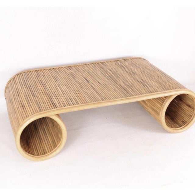 Large Coffee Table in Rattan For Sale - Image 12 of 12
