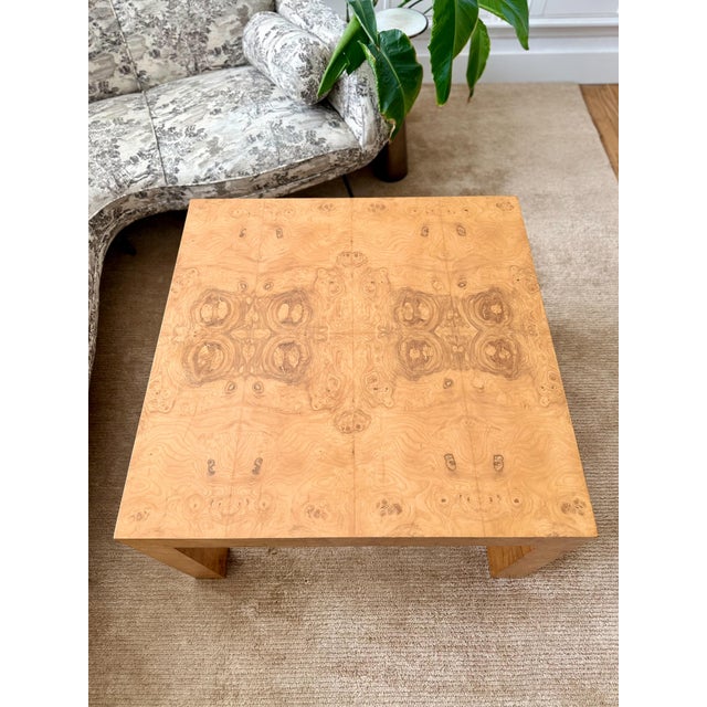 1970s 1970s Burlwood Cocktail Table For Sale - Image 5 of 8
