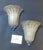 1960s Golden Shield Sconces, a Pair For Sale - Image 9 of 10