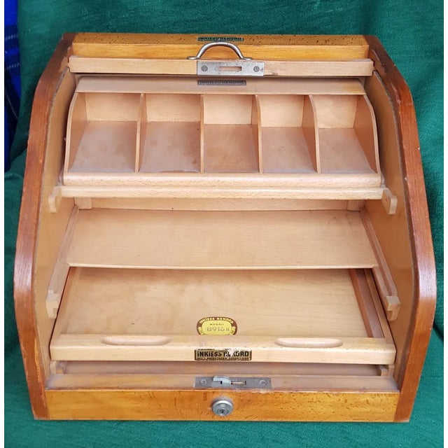 1940s Vintage Beech Cash Register Box from Inkiess For Sale - Image 5 of 7