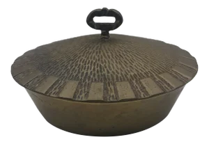 Vintage Brass Covered Dish
