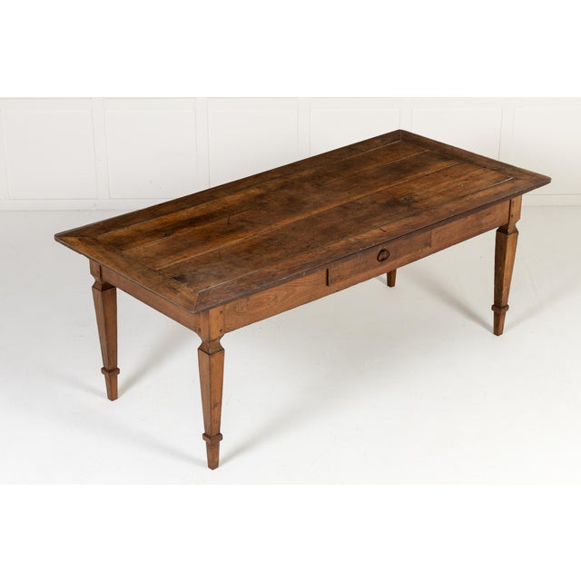 Wood 18th Century French Cherrywood Farmhouse Table For Sale - Image 7 of 7