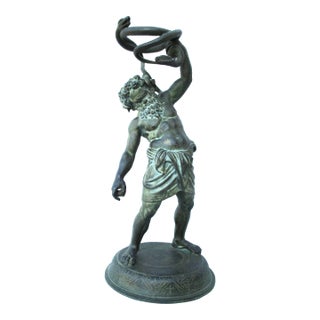 Grand Tour Bronze of Drunken Selinas For Sale