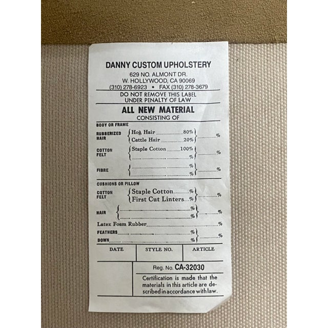 Mid-Century Modern Knoll Sofa in Real Suede For Sale - Image 10 of 11