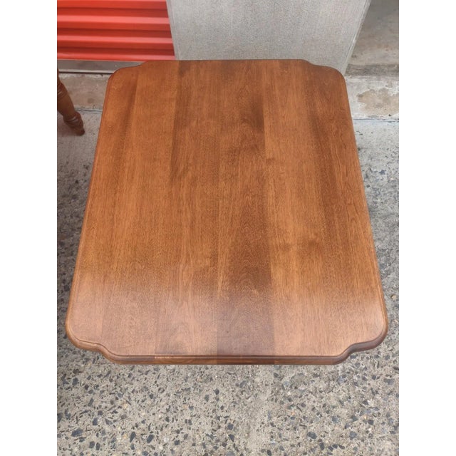 Mid 20th Century 20th Century Traditional Nichols & Stone Mahogany End Table RDV For Sale - Image 5 of 7