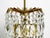 Mid-Century Brass Crystal Glass Chandelier from Vereinigten Werkstätten, 1950s For Sale - Image 6 of 18