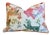 Designer Chinoiserie Asian Colorful Dragon Feather/Down Pillow 24" X 18" For Sale - Image 10 of 11