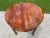 Wood Vintage Henredon Federal-Style Round Center Table | Traditional Neoclassical Occasional Table With Drawer & Brass Casters For Sale - Image 7 of 11