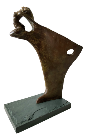 Ortiz, Boat Prow and Mermaid, 1970s, Bronze