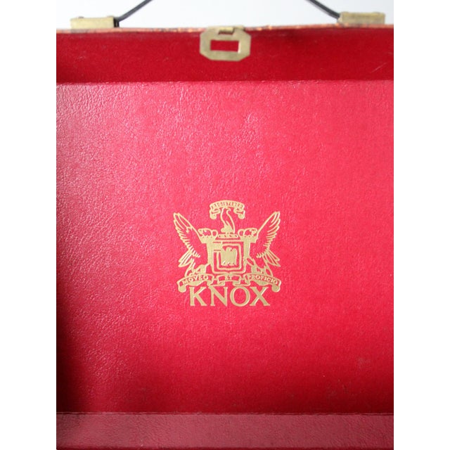 Paper Antique Knox Hat Box For Sale - Image 7 of 12