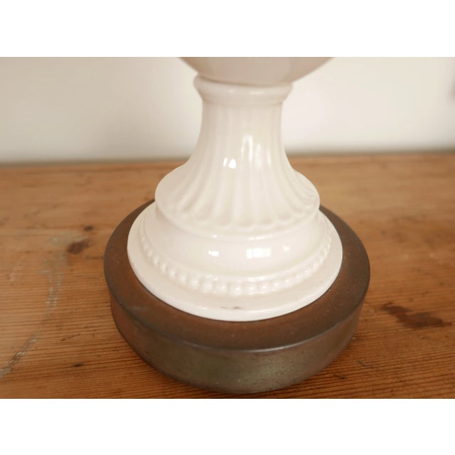 White Ceramic Table Lamp A classic lamp that works anywhere.