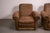 Mickey Chairs in Nabuk Camel Leather by Baxter, 1998, Set of 2 For Sale - Image 11 of 14