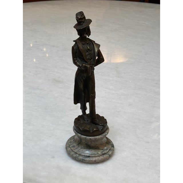 Design Plus Gallery presents a Whimsical Victorian Bronze Sculpture. The poodle gentleman is dressed in a tailored coat...