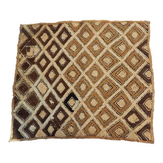 African Kuba Kasai Velvet Raffia Textile Zaire For Sale