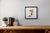 Early 21st Century Blooming Days II by Karina Rodríguez | Oil on panel Still life of yellow flowers in a glass vase For Sale - Image 5 of 5