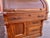 Mid 18th Century 1800's Antique Victorian Eastlake Cylinder Roll-Top Secretary Desk With Bookcase For Sale - Image 5 of 11