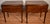 Wood 1920 Antique Pair of Columbia Regency Style Mahogany Pembroke Side / End Tables For Sale - Image 7 of 18