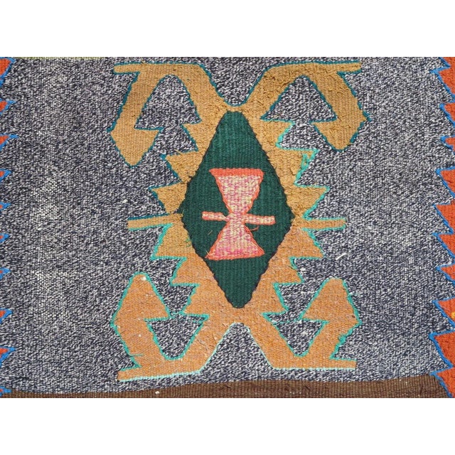 1960s Vintage Turkish Handknotted Runner Rug - 28"x134" For Sale - Image 9 of 12