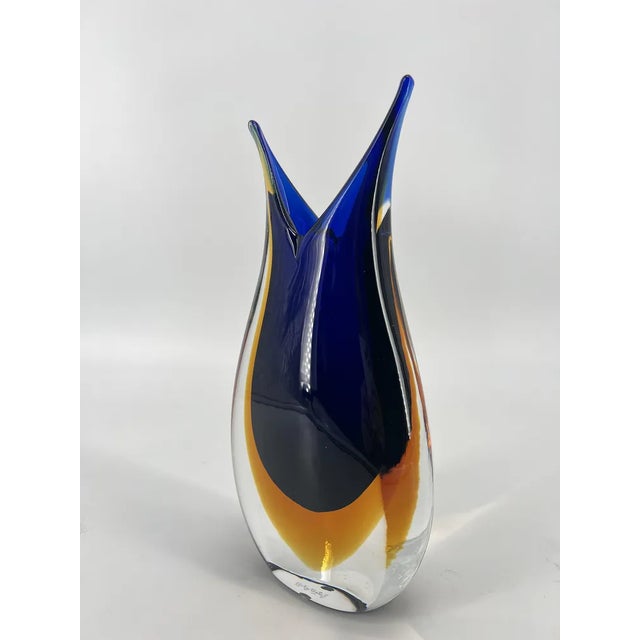 Contemporary Submerged Wings Vase by 1295 Murano For Sale - Image 3 of 6
