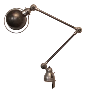 Vintage Industrial French Clamp Scale Lamp by Jean-Louis Domecq for Jieldé, 1950s