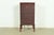 Antique Victorian Carved Inlaid Mahogany Music Cabinet, Circa 1900 For Sale - Image 14 of 15