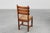 Mid-Century Modern Belgian Chair in Oak and Wicker, 1960s For Sale - Image 16 of 18
