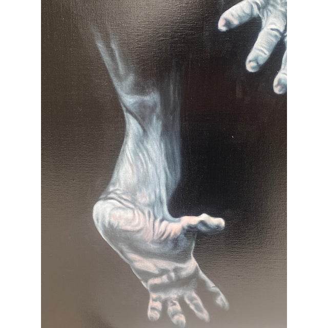 Sandra Melin, Maternity, Acrylic on Canvas, in Flawless conditions. Designed from 2000 This piece has an attribution mark,...