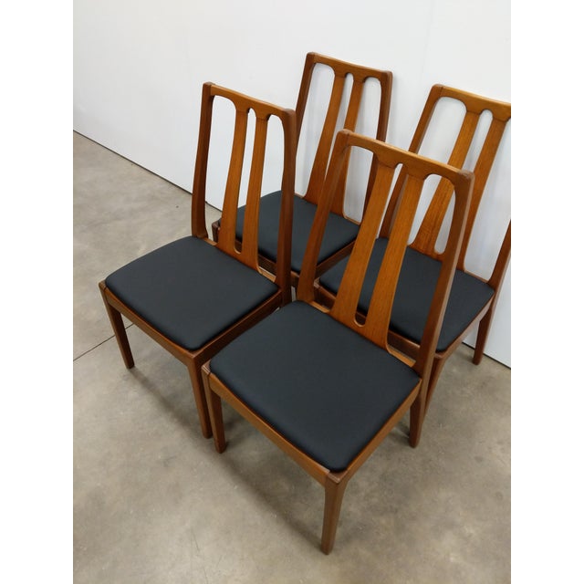 Set of 4 Vintage Nathan Mid Century Modern Dining Chairs For Sale - Image 9 of 9