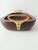 1950s Large Vintage Wooden Fruit Bowl with Brass Handles by Carl Auböck, 1950s For Sale - Image 5 of 18