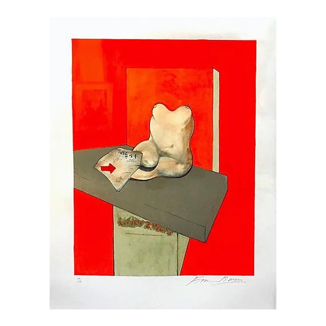 Etude Du Corps Humain D'après Ingres, Original Lithograph 1984 For Sale