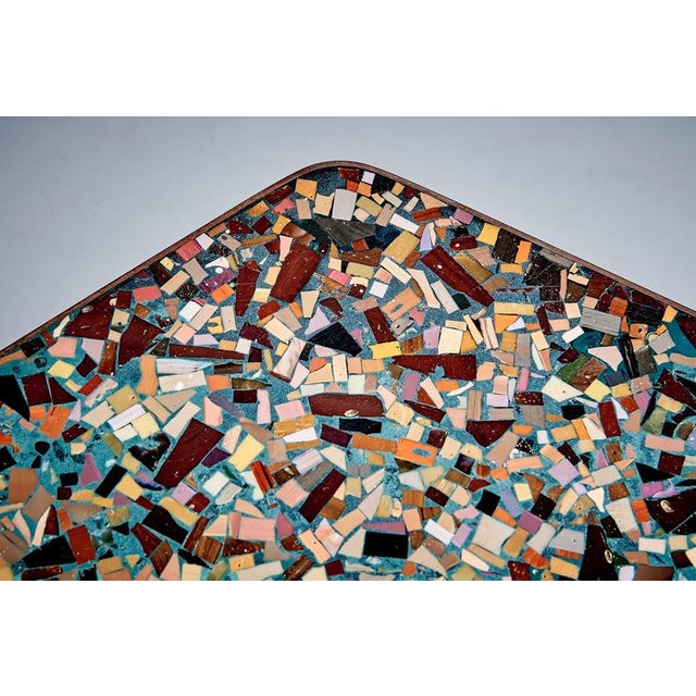 Hand-Crafted Terrazzo Coffee Table by Felix Muhrhofer For Sale - Image 6 of 14