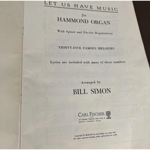 Vintage 1980s Sheet Music Instructional Piano & Organ Books- Lot of 2 For Sale - Image 11 of 12