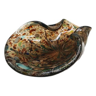 Large Murano Glass Ashtray attributed to Dino Martens, Italy, 1950s For Sale
