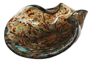 Large Murano Glass Ashtray attributed to Dino Martens, Italy, 1950s