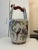 Vintage Floral & Bird Ceramic Water Bucket Vase/Planter For Sale - Image 4 of 12