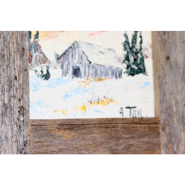 Oil painting of a landscape by Anselmo. Dimensions: 23 x 28 cm. Kindly be aware that all items in our collection are...