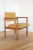Wood Vintage Mid-Century Modern Wood & Upholstered Arm Chair For Sale - Image 7 of 11