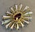 Kenneth Jay Lane Kenneth Jay Lane Large Red Stone/Rhinestone Starburst Brooch For Sale - Image 4 of 4