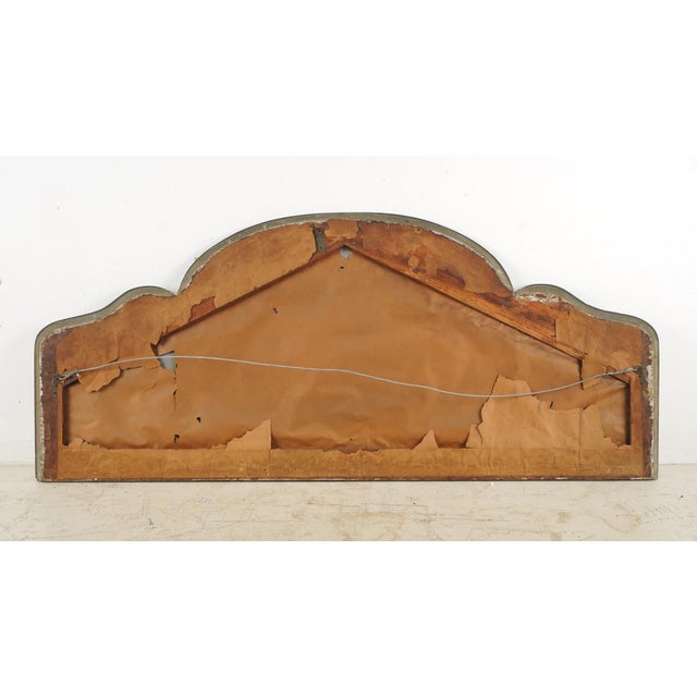 Transparent Vintage Traditional Etched Triptych Wall Mirror For Sale - Image 8 of 8