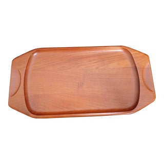 Danish Modern Teak Tray For Sale