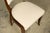 Set of 6 French Art Deco Walnut Dining Chairs in Ivory Ribbed Upholstery, 1930s For Sale - Image 9 of 18
