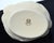 1960s Vintage Lenox Swan Basket Tan Fine Bone Ceramic 24k Gold Mark Bowl For Sale - Image 13 of 14