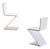 Zig Zag Chair by Gerrit Thomas Rietveld for Cassina, Set of 2 For Sale