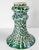 19th Century Bohemian Unusual Art Glass Lamp Base For Sale - Image 4 of 13