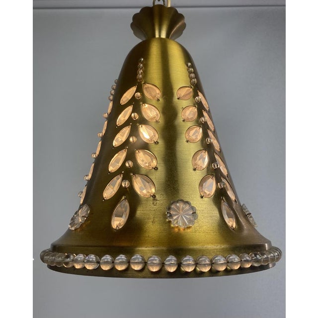 Glass Bell-Shaped Ceiling Lamp by Oswald Haerdtl for Lobmeyr, 1950s For Sale - Image 7 of 17